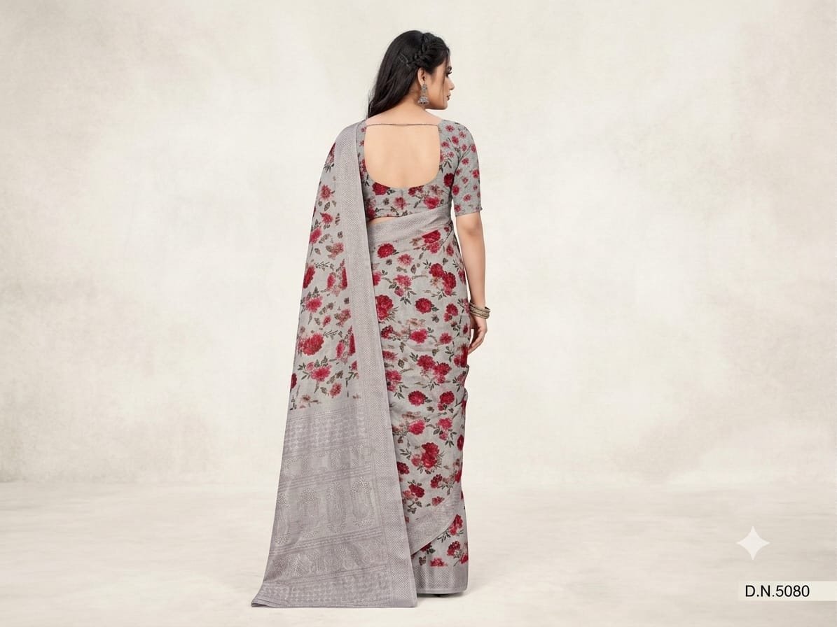Aliyabhat silk saree - Image 3